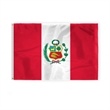World Flag - Peru With Seal | https://www.bestnamebadges.com