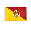 World Flag - Sicily | https://www.bestnamebadges.com