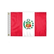 World Flag - Peru With Seal | https://www.bestnamebadges.com