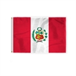 World Flag - Peru With Seal | https://www.bestnamebadges.com