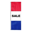 8' x 28" (3) Sewn Stripes Horizontal Message Flags | https://www.bestnamebadges.com