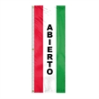 8' x 28" (3) Sewn Stripes Vertical Message Flag | https://www.bestnamebadges.com