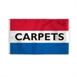Sewn Stripes Horizontal Message Flags 3' x 5' | https://www.bestnamebadges.com