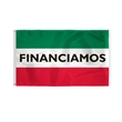 Spanish Sewn Stripes Horizontal Message Flags 3' x 5' | https://www.bestnamebadges.com