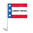 12" x 16" Patriotic Message Car Flag - ePoly | https://www.bestnamebadges.com