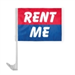12" x 16" Advertising Car Flag - ePoly | https://www.bestnamebadges.com