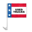 12" x 16" Patriotic Message Car Flag - ePoly | https://www.bestnamebadges.com