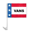 12" x 16" Patriotic Message Car Flag - ePoly | https://www.bestnamebadges.com
