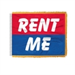 12" x 18" Advertising Antenna Flag | https://www.bestnamebadges.com