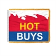 12" x 18" Advertising Antenna Flag | https://www.bestnamebadges.com