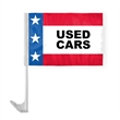 12" x 16" Patriotic Message Car Flag - wPoly | https://www.bestnamebadges.com