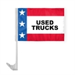 12" x 16" Patriotic Message Car Flag - wPoly | https://www.bestnamebadges.com