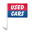 12" x 16" Advertising Car Flag - wPoly | https://www.bestnamebadges.com