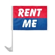 12" x 16" Advertising Car Flag - wPoly | https://www.bestnamebadges.com