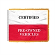 12" x 18" Advertising Antenna Flag | https://www.bestnamebadges.com
