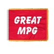 12" x 18" Advertising Antenna Flag | https://www.bestnamebadges.com