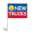 12" x 16" Advertising Car Flag - ePoly | https://www.bestnamebadges.com