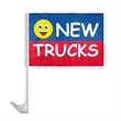 12" x 16" Advertising Car Flag - wPoly | https://www.bestnamebadges.com