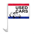 12" x 16" Advertising Car Flag - wPoly | https://www.bestnamebadges.com