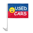 12" x 16" Advertising Car Flag - wPoly | https://www.bestnamebadges.com