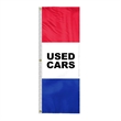 8' x 28" (3) Sewn Stripes Horizontal Message Flags | https://www.bestnamebadges.com