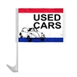 12" x 16" Advertising Car Flag - ePoly | https://www.bestnamebadges.com