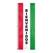 8' x 28" (3) Sewn Stripes Vertical Message Flag | https://www.bestnamebadges.com