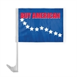 12" x 16" Advertising Car Flag - ePoly | https://www.bestnamebadges.com