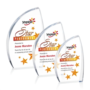 Duncan VividPrint™ Award - Clear | https://www.bestnamebadges.com