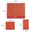 Mini Standing Spiral Desk Calendar | https://www.bestnamebadges.com