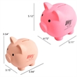 Piggy Bank Cute Unbreakable Money Storage Coin Save Plastic | https://www.bestnamebadges.com