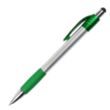 Silver Matte Pen w/Stylus, Colored Rubber Grips & Accents | https://www.bestnamebadges.com