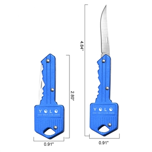 MOQ 20 Key Shaped Folding Knife with Stainless Steel Blade