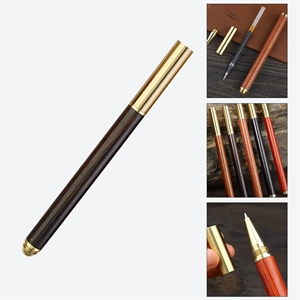 Gel Pen Made With Brass And Wood