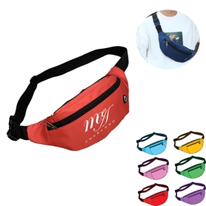 Waist Bags Huge Capacity Zipper Adjustable & Terylene