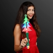Light Up Christmas Tree Crystal Wand | https://www.bestnamebadges.com