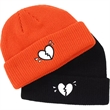 Warm Soft Knitted Beanie Hat Solid Color | https://www.bestnamebadges.com