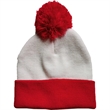 Value Knitted POMPOM Cuffed Beanie | https://www.bestnamebadges.com