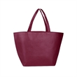 Custom Non Woven Shopper Tote Bag 20" W x 13" H | https://www.bestnamebadges.com