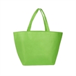Custom Non Woven Shopper Tote Bag 20" W x 13" H | https://www.bestnamebadges.com