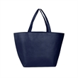 Custom Non Woven Shopper Tote Bag 20" W x 13" H | https://www.bestnamebadges.com
