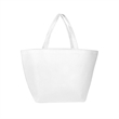 Custom Non Woven Shopper Tote Bag 20" W x 13" H | https://www.bestnamebadges.com