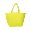 Custom Non Woven Shopper Tote Bag 20" W x 13" H | https://www.bestnamebadges.com