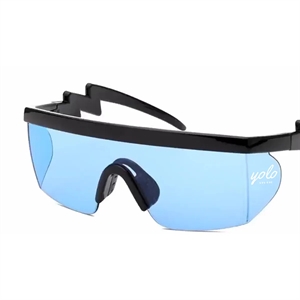 MOQ 50 Curved Foot Big Frame Color Film Riding Sunglasses