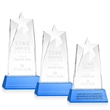 Millington Star on Base - Sky Blue | https://www.bestnamebadges.com
