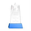 Millington Star on Base - Sky Blue | https://www.bestnamebadges.com