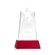 Millington Star on Base - Red | https://www.bestnamebadges.com