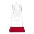 Millington Star on Base - Red | https://www.bestnamebadges.com
