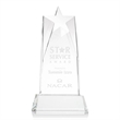 Millington Star on Base - Clear | https://www.bestnamebadges.com