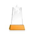 Millington Star on Base - Amber | https://www.bestnamebadges.com